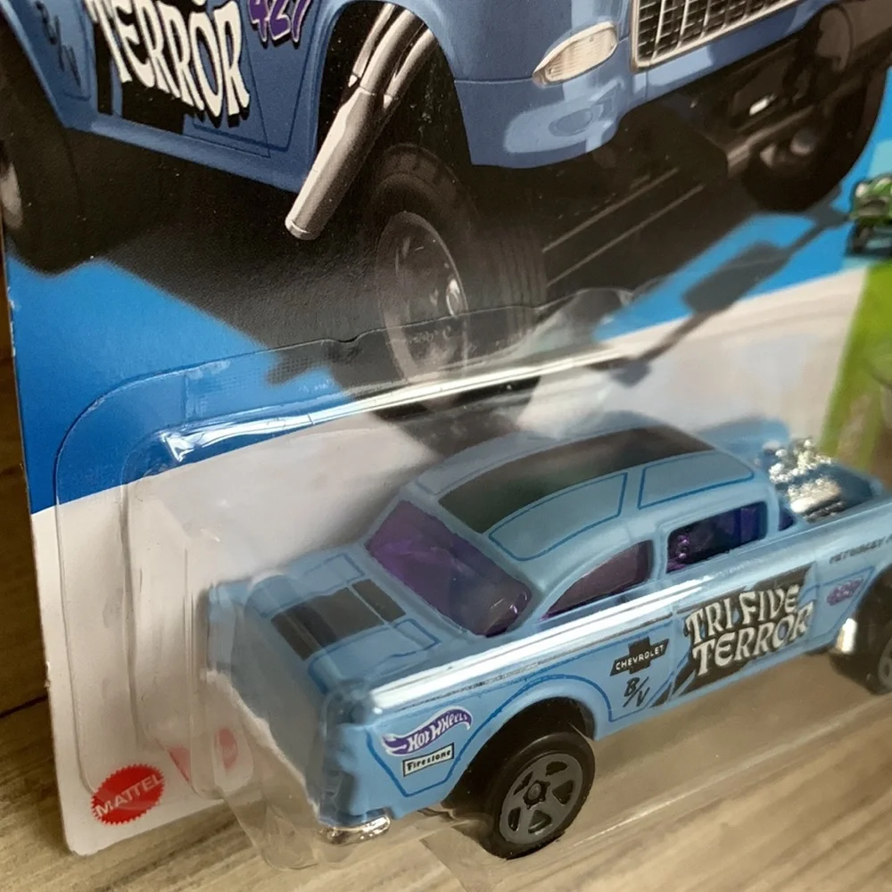 Hot Wheels 55 Chevy Bel Air Gasser Rod  1955 Belair Chevrolet Car Hotwheels New